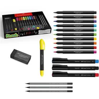 Kit Lettering Supersoft KIT/LETSS Faber